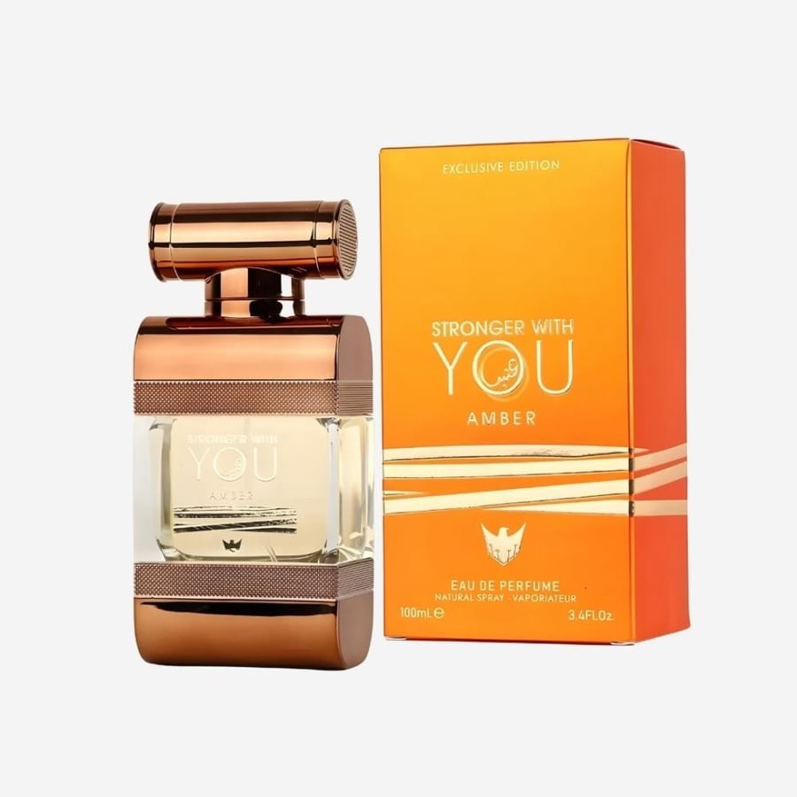 عطر سترونج وذ يو عنبر او دي بارفيوم - 100مل