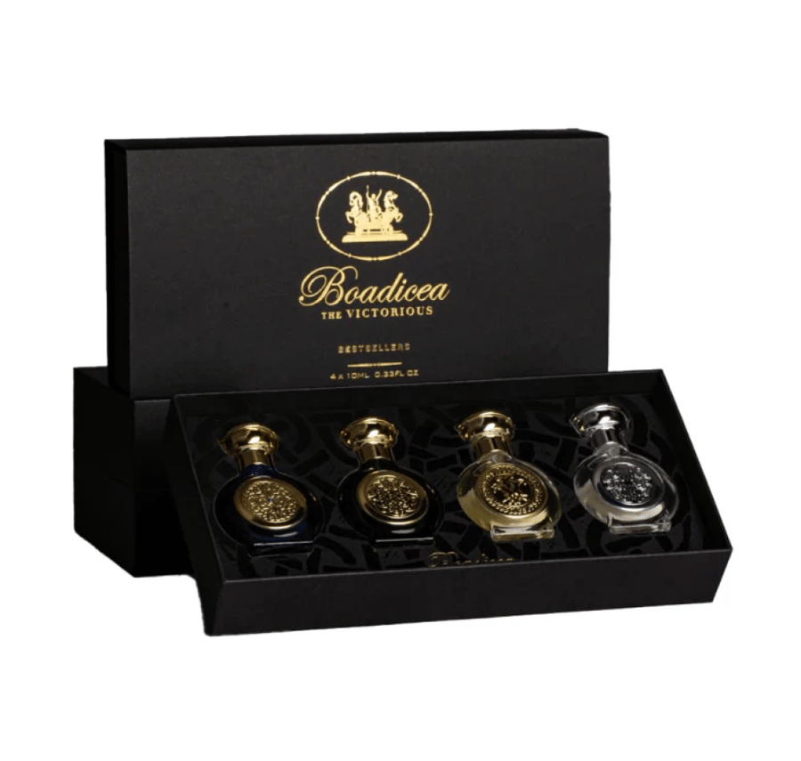 مجموعة عطور صغيرة بوديسيا المنتصرة 4 × 10 مل