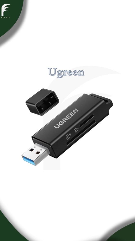 UGREEN - USB 3.0 to TF + SD Dual Card Reader (Black)