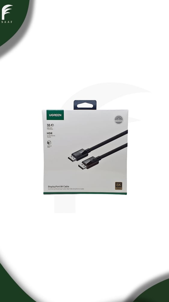 UGREEN - DP Male to Male Cable 5m (Black)
