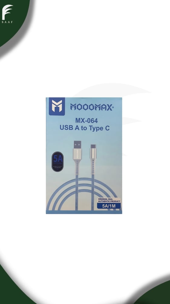 كيبل قماش سماوي USB-Type C MX064 - موج ماكس