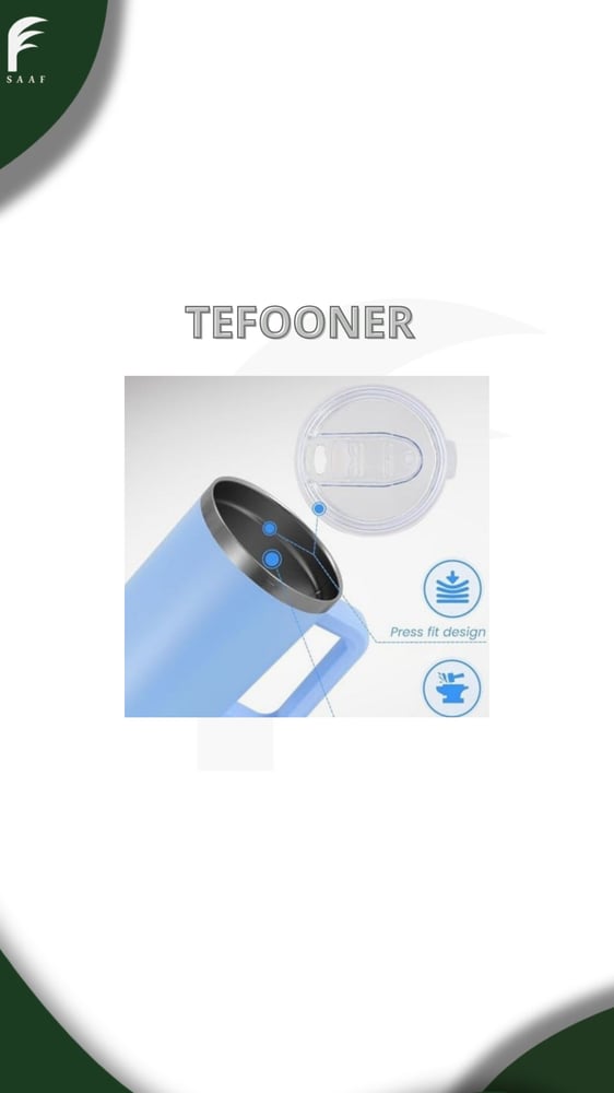 كوب قهوه ازرق TEFOONER - 1.2L