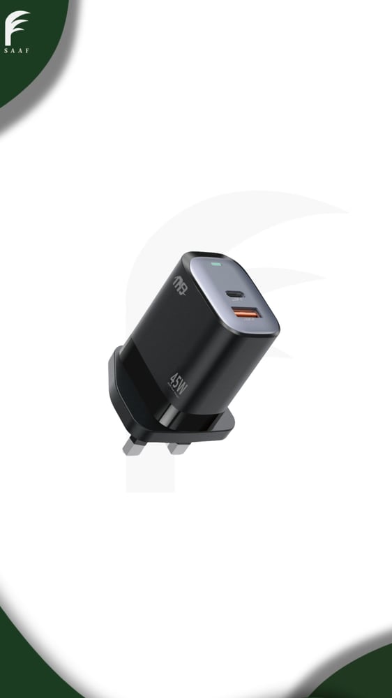 شاحن جداري منفذين 45W - ناين