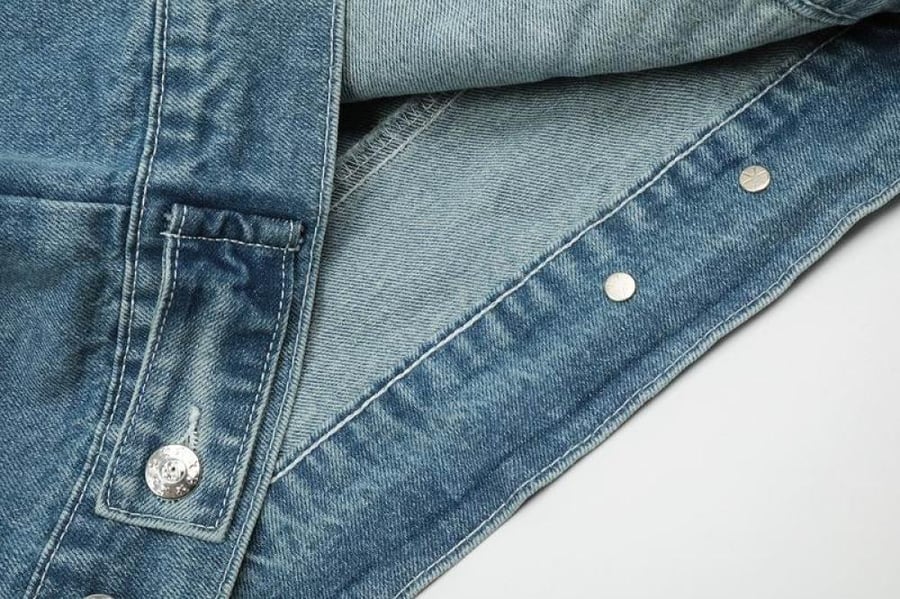 جاكيت رجالي Corteiz C Star Denim Trucker Jacket صورة 3