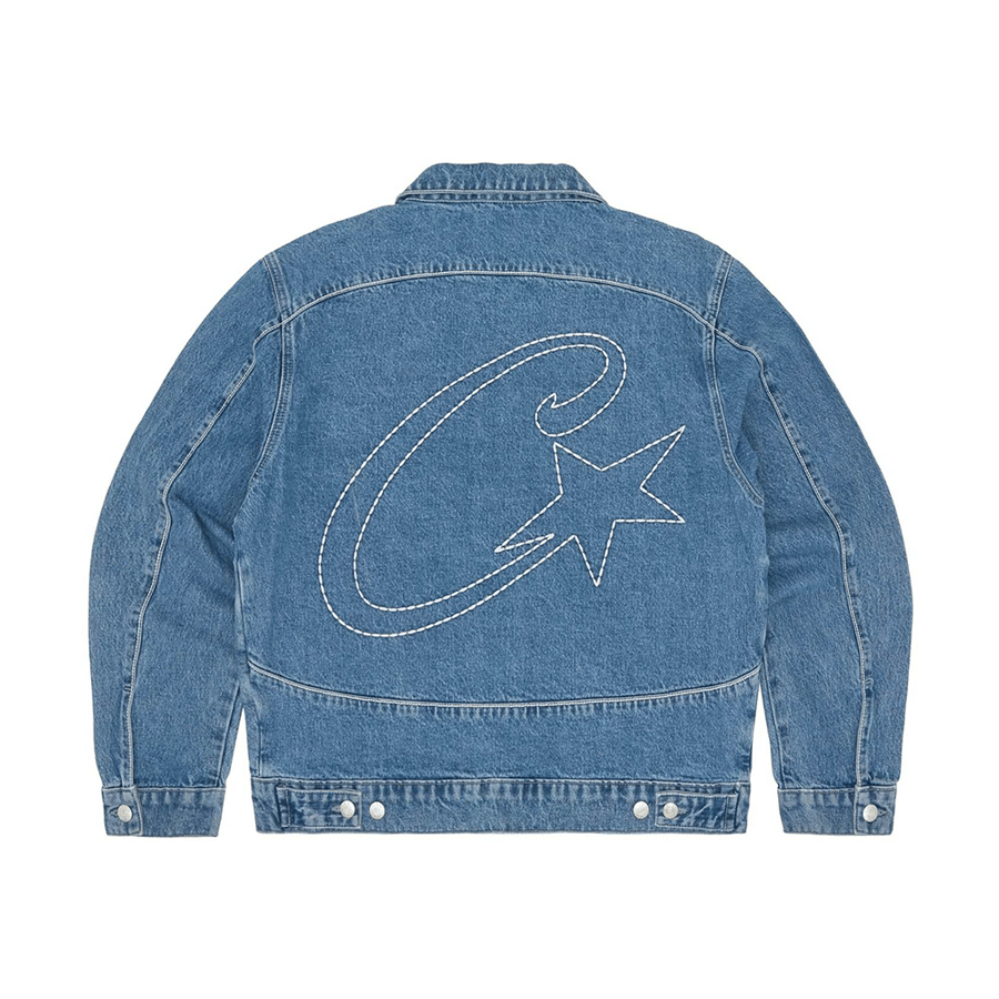 جاكيت رجالي Corteiz C Star Denim Trucker Jacket
