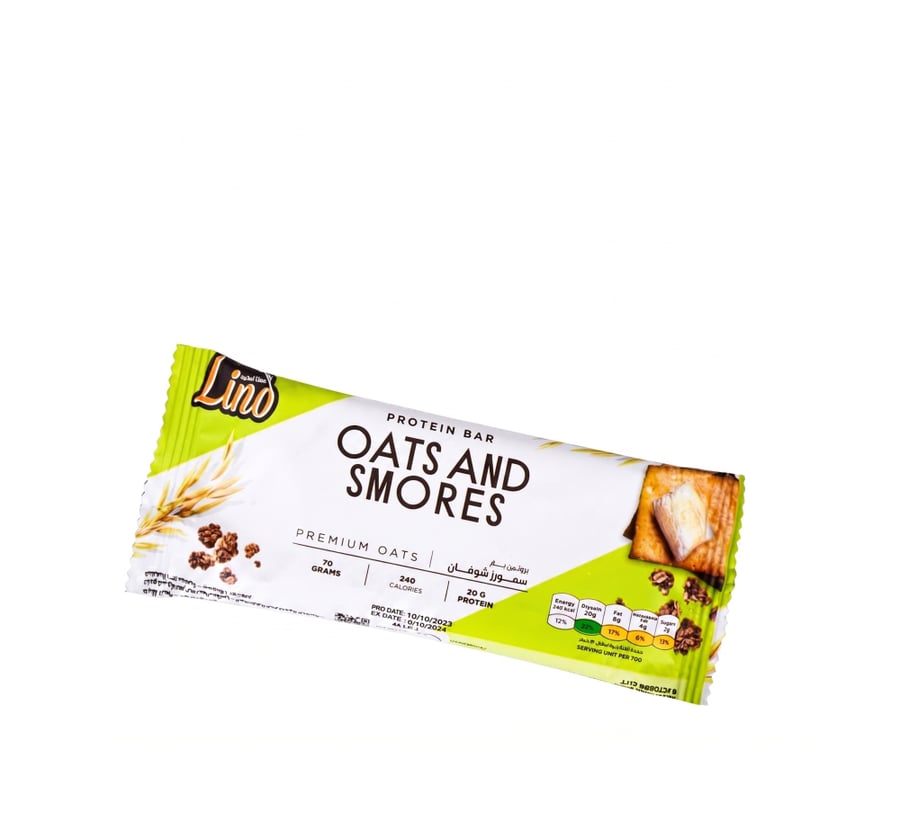 Lino protein bar Smores oats 70g