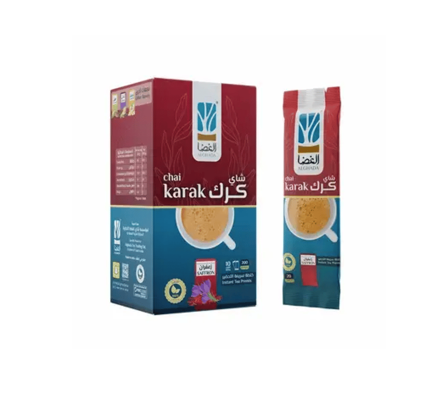 شاي كرك بالزعفران الغضا