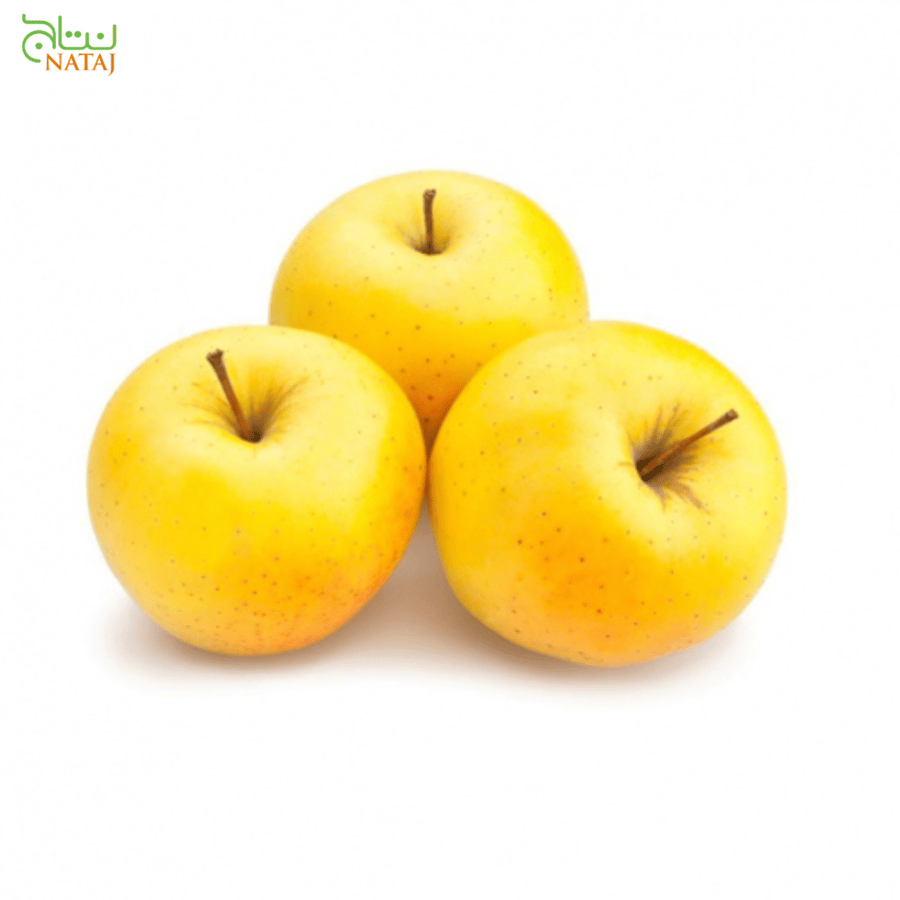 تفاح اصفر صحن