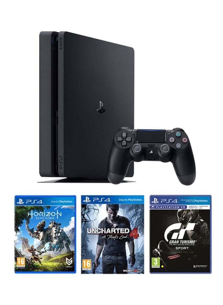 PlayStation 4 device 1TB with one controller and optional games