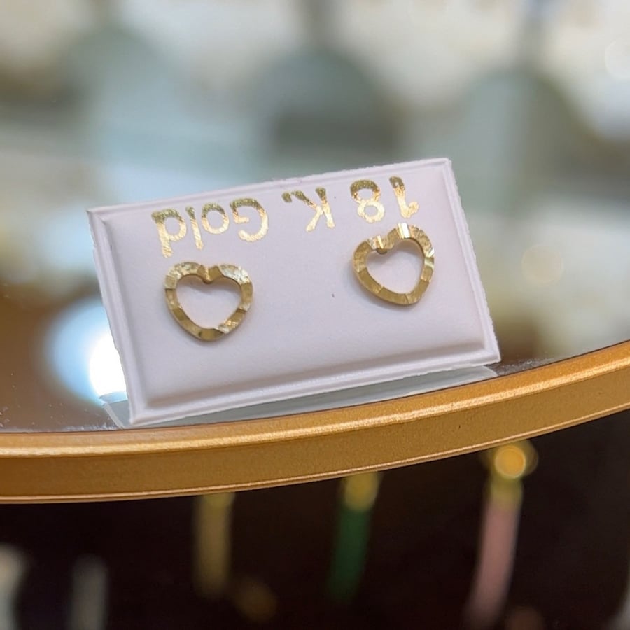 Medical gold earring