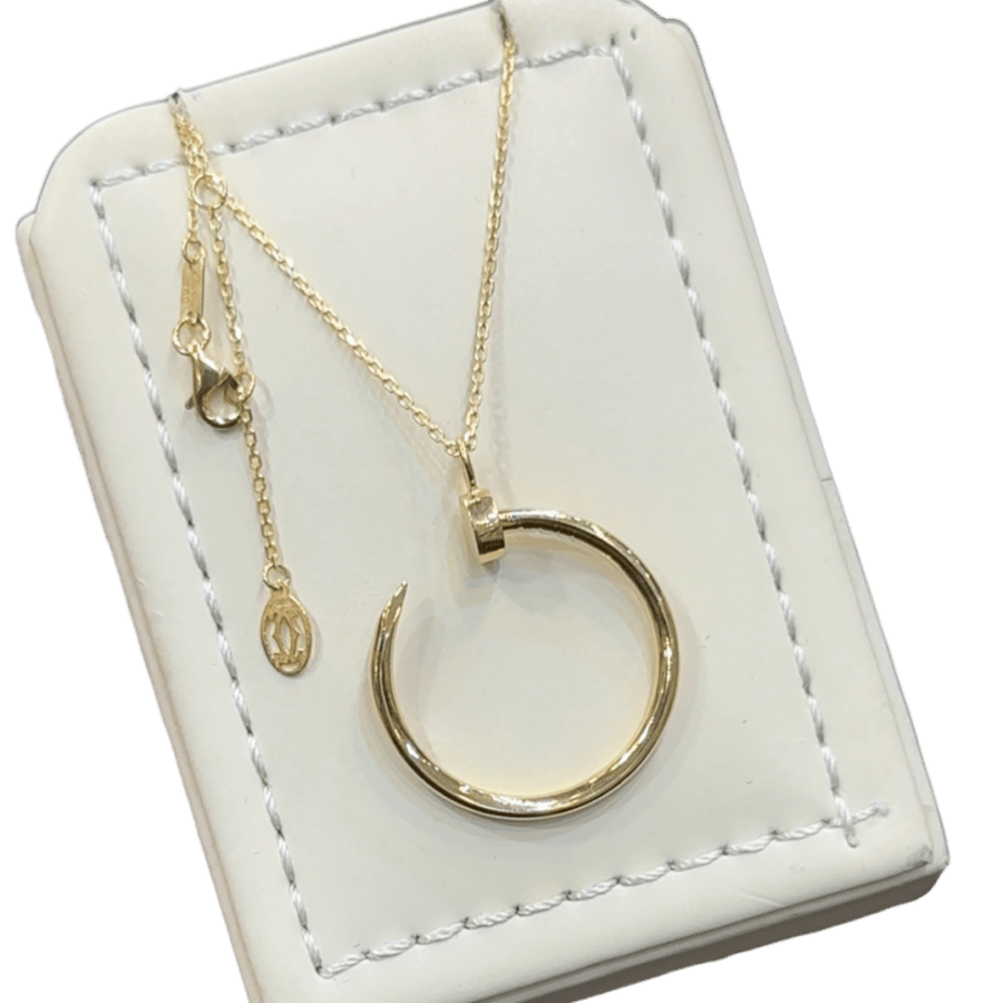 عقد مسمار 18k