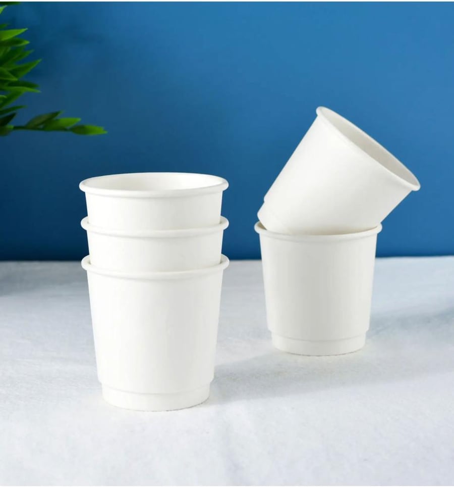 4oz Double Wall White Paper Cup 500/ctn