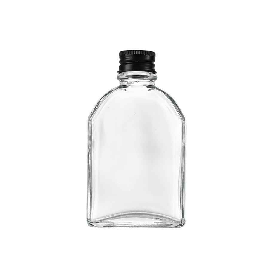 100ml A Cold Brew Clear Glass Bottle Black Alu Cap 60/ctn