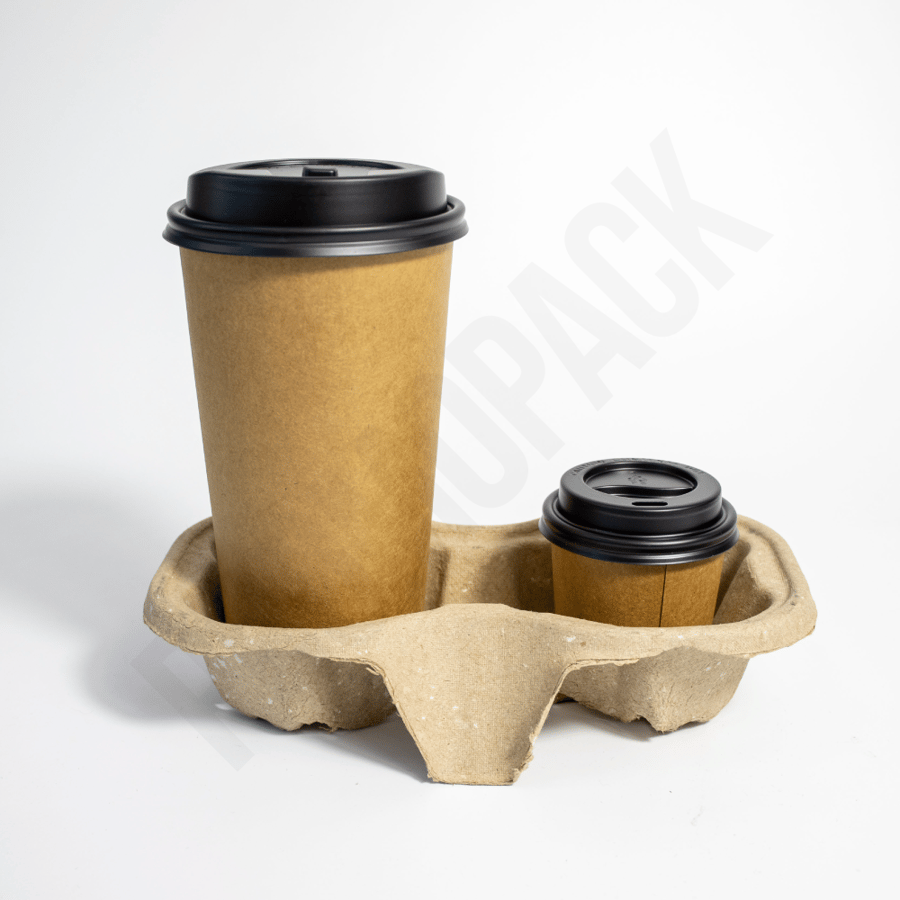 2 Cups Pulp Fiber Carrier 500/ctn