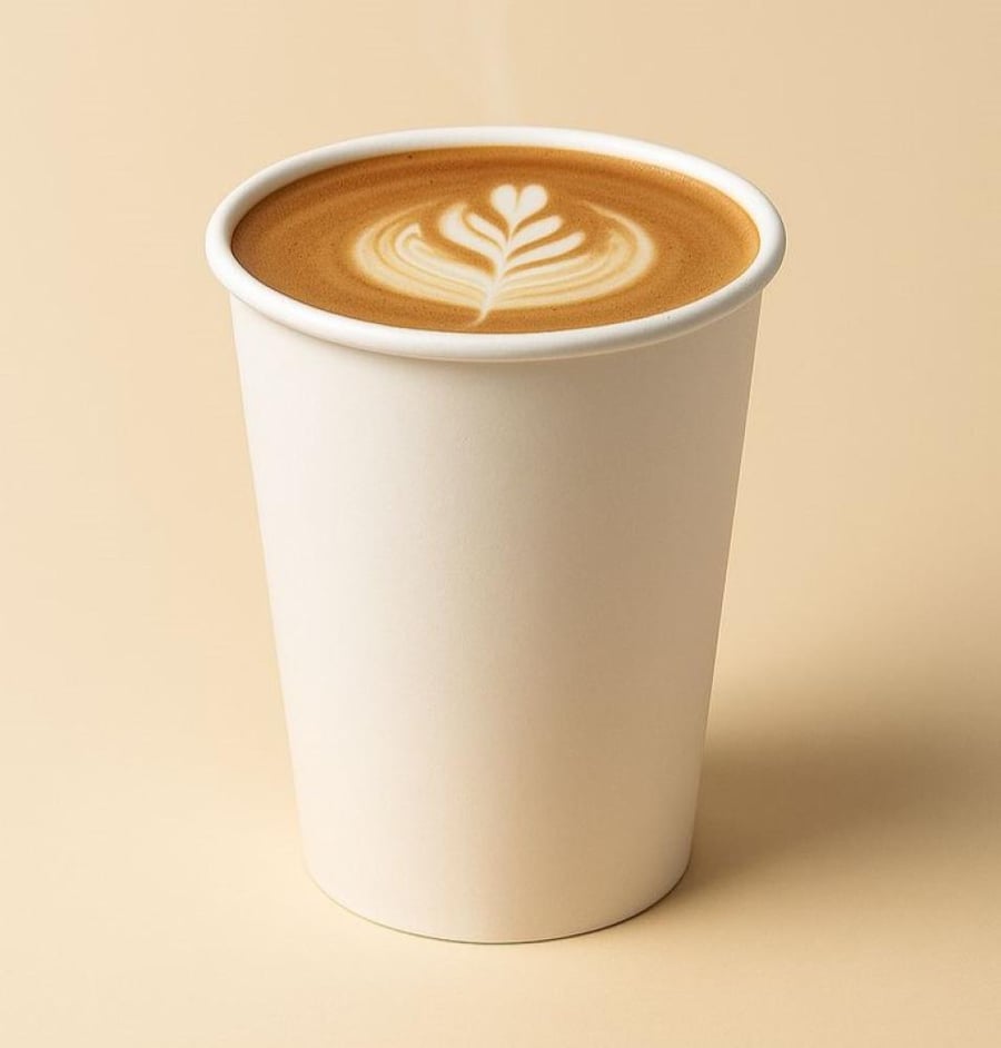 12oz Single Wall White Paper Cup 1000/ctn