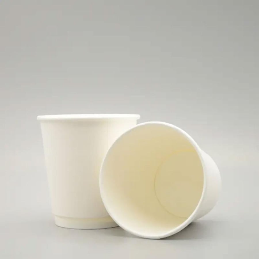 4oz Double Wall White Paper Cup 500/ctn