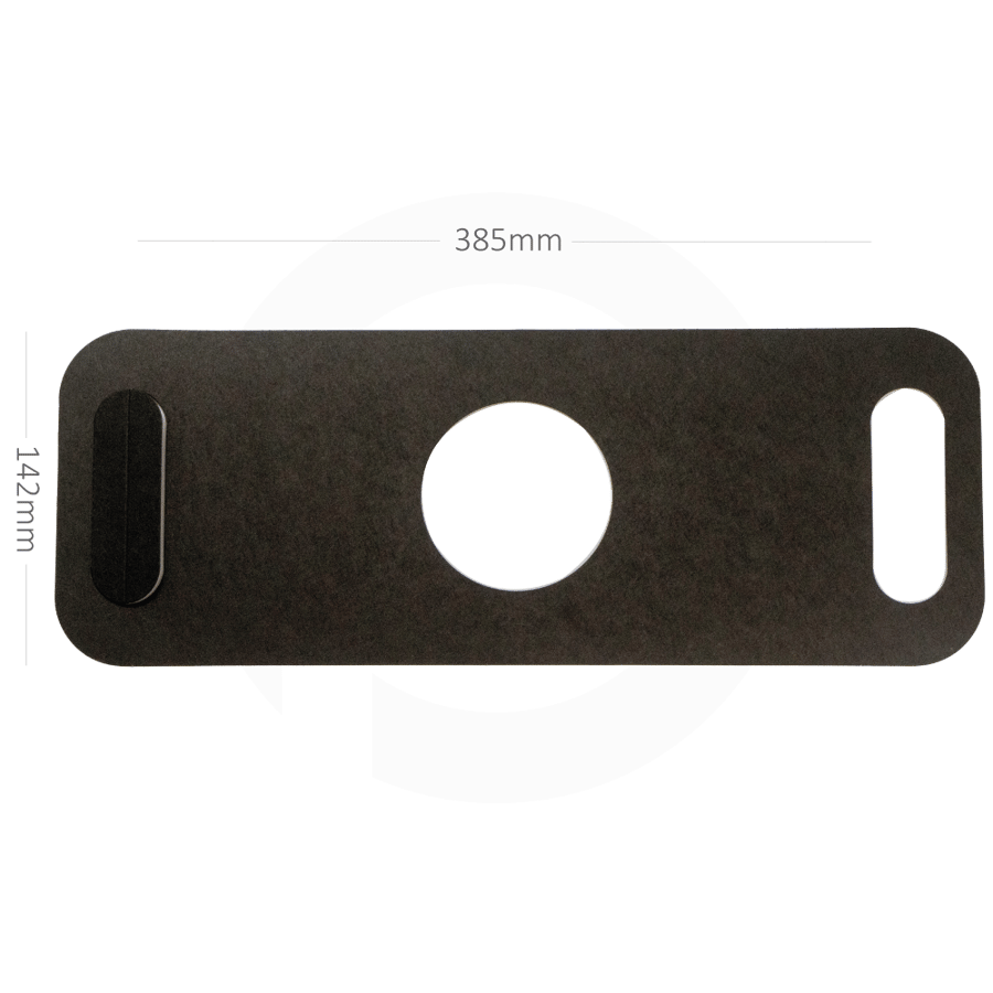 Black - 1 Cup Kraft Paper Holder 14×39cm 500/ctn