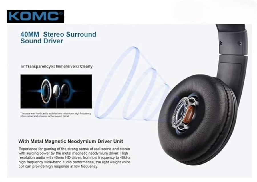 سماعة العاب GAMING HEADSET KOMC P7