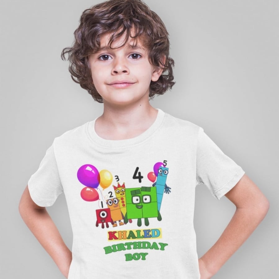 تيشرت عيد ميلاد - NumberBlocks