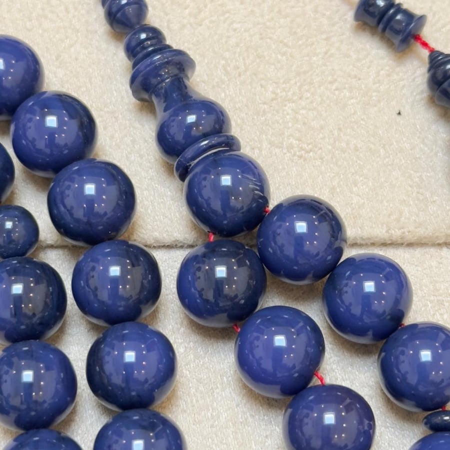 Luxury Batman-colored Tasbih with two counters