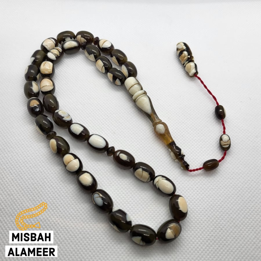 سبحه ظهر السلحفاه البحريه مع عاج ناب الفيل