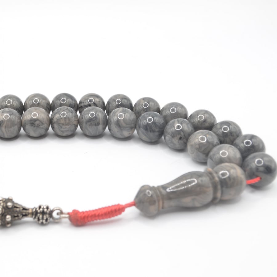 Sandalus German rosary, distinctive and rare gray color