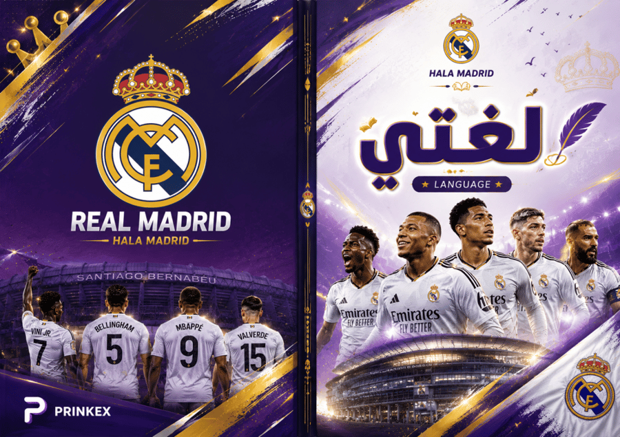 دفـــتر لغتي   -  ريال مدريد - جاهز للطباعة