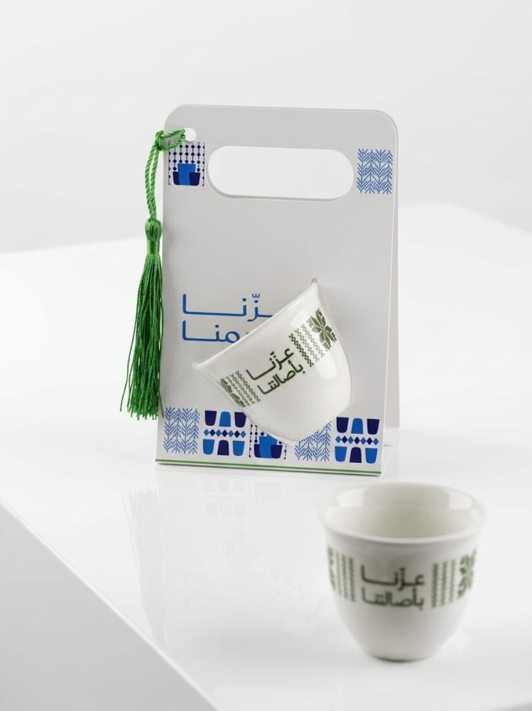 توزيعات اليوم الوطني هدايا أفكار فنجال الهوية الوطنية متجر فنون فنجان