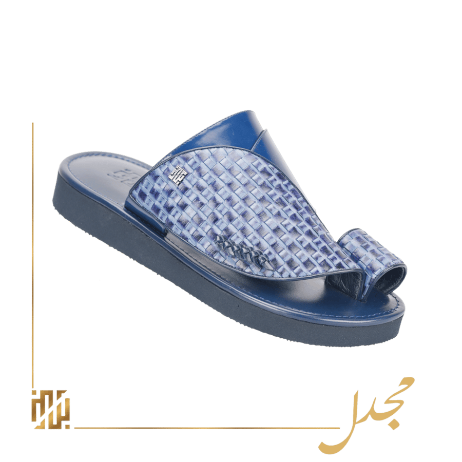 حذاء مجدل موشّح باللون الكحلي
