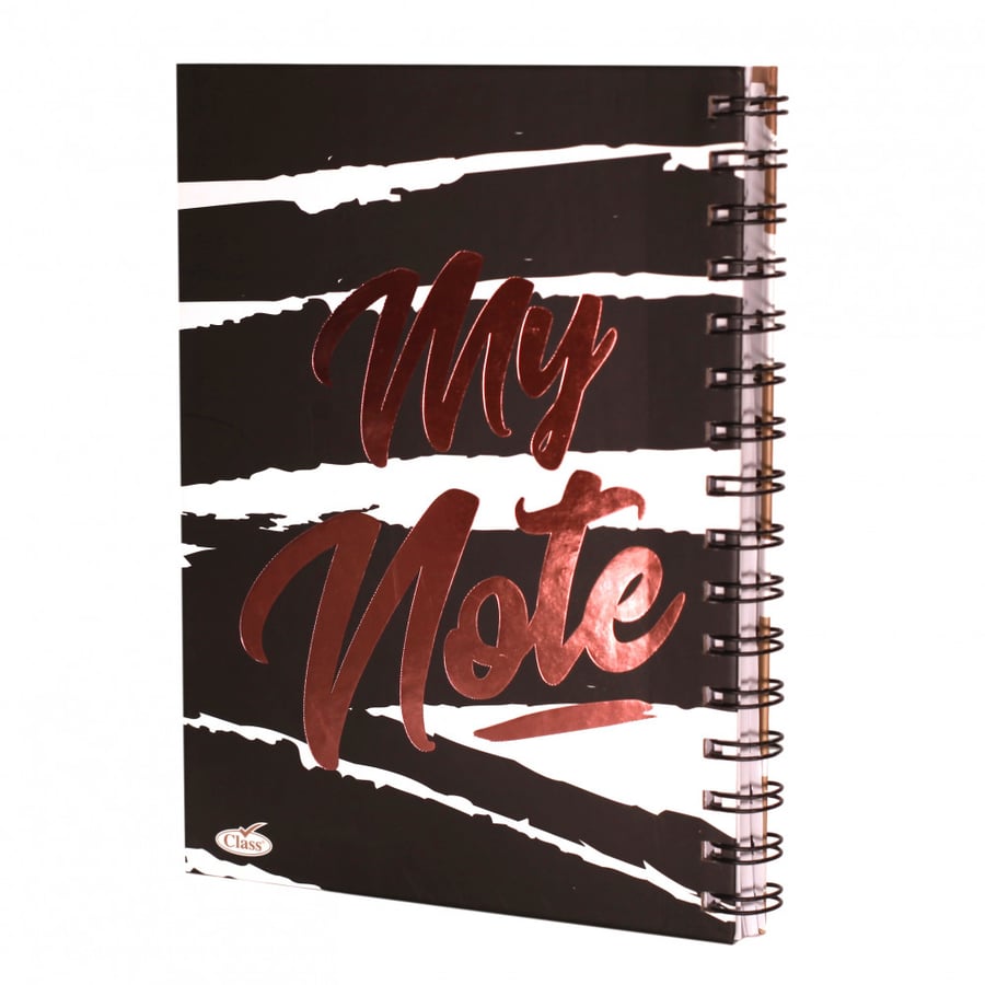 Class - Arabic Record Notebook - 100 Sheets - A5 - Assorted Shapes Class Notebook