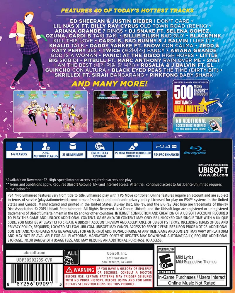 جست دانس 20 - Just Dance 2020 PS4