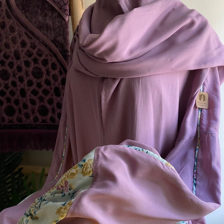 طقم صلاة سحاب مشجر (شرشف صلاة +سجادة)