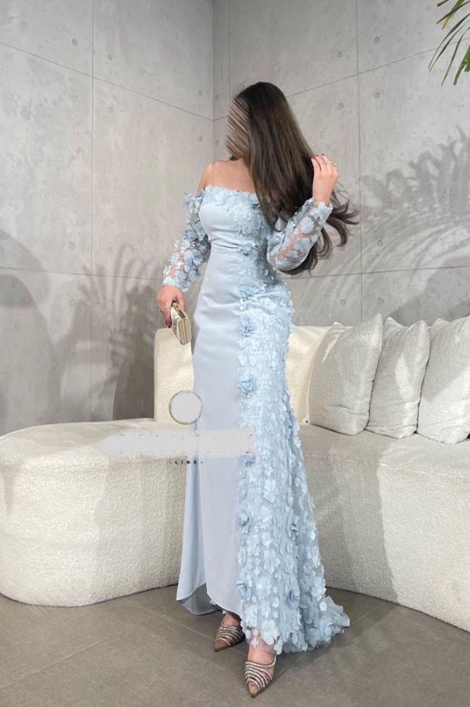 Sky blue dress