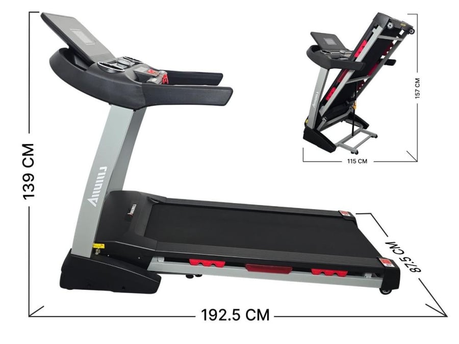 سير كهربائي احترافي يتحمل 160كغ قوة 5حصان 5hp Running Treadmill