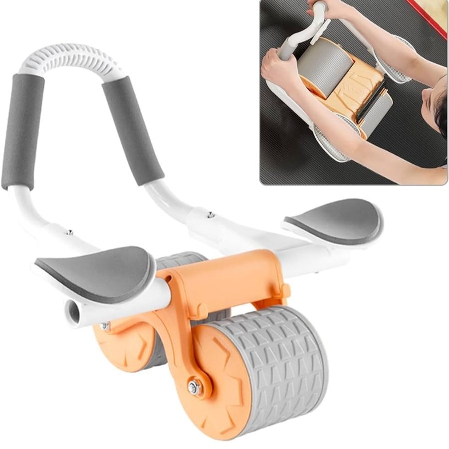 جهاز تمارين البطن مع مسند تثبيت لليد والمؤقت    Abdominal Exercise Roller Wheel