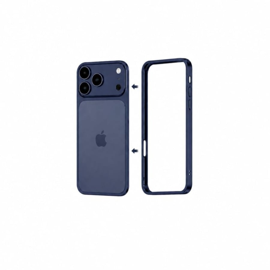كفر ترهيم للآيفون بتصميم iPhone 17 كحلي.