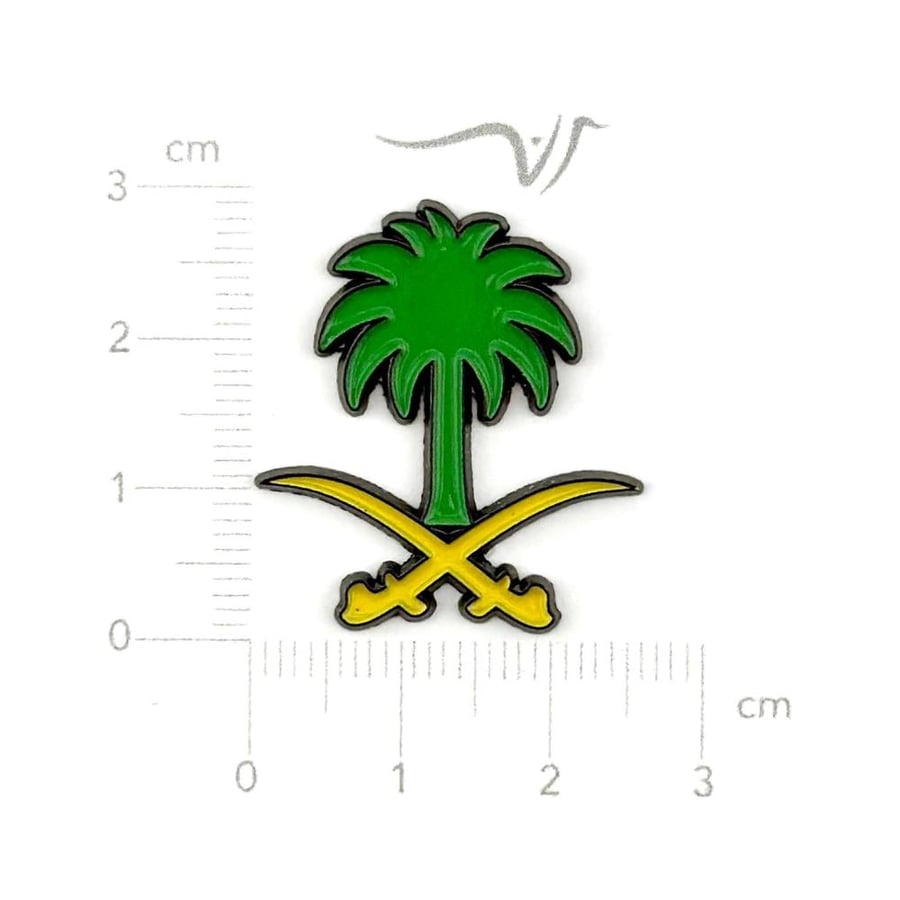 استيكر حديد سيفين ونخلة