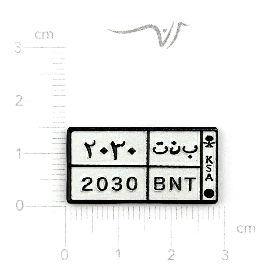 استيكر معدن لوحة بنت ٢٠٣٠