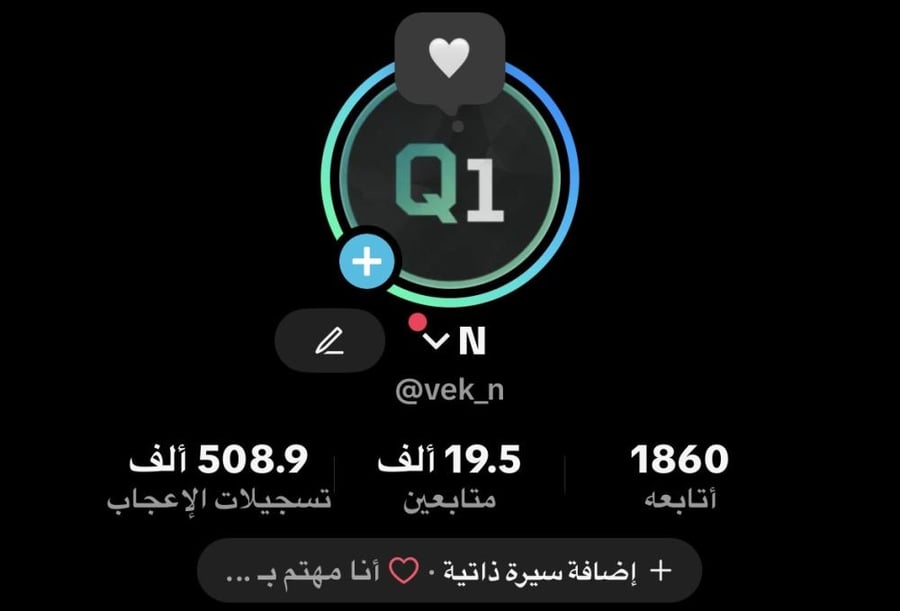 حساب تيك توك 19 الف متابع