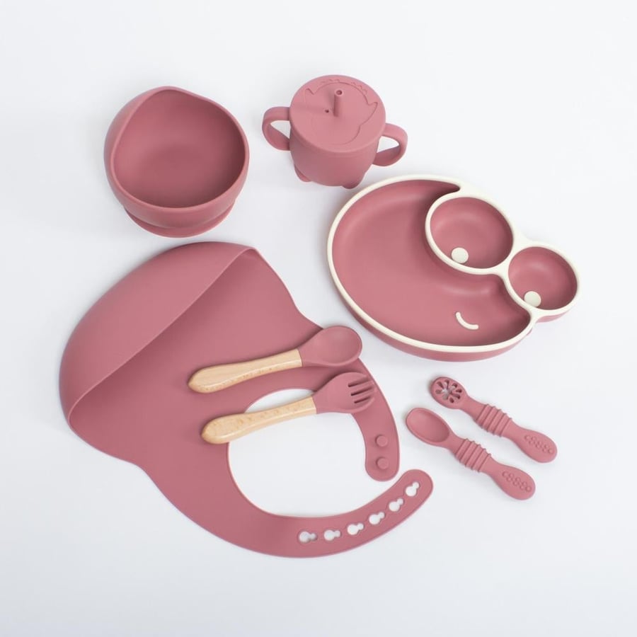 Silicone children's cutlery set