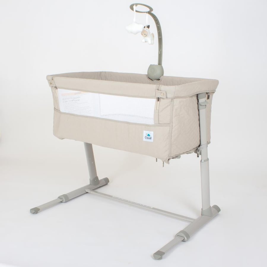 Luxury multi-height side crib for children NEXT TO ME