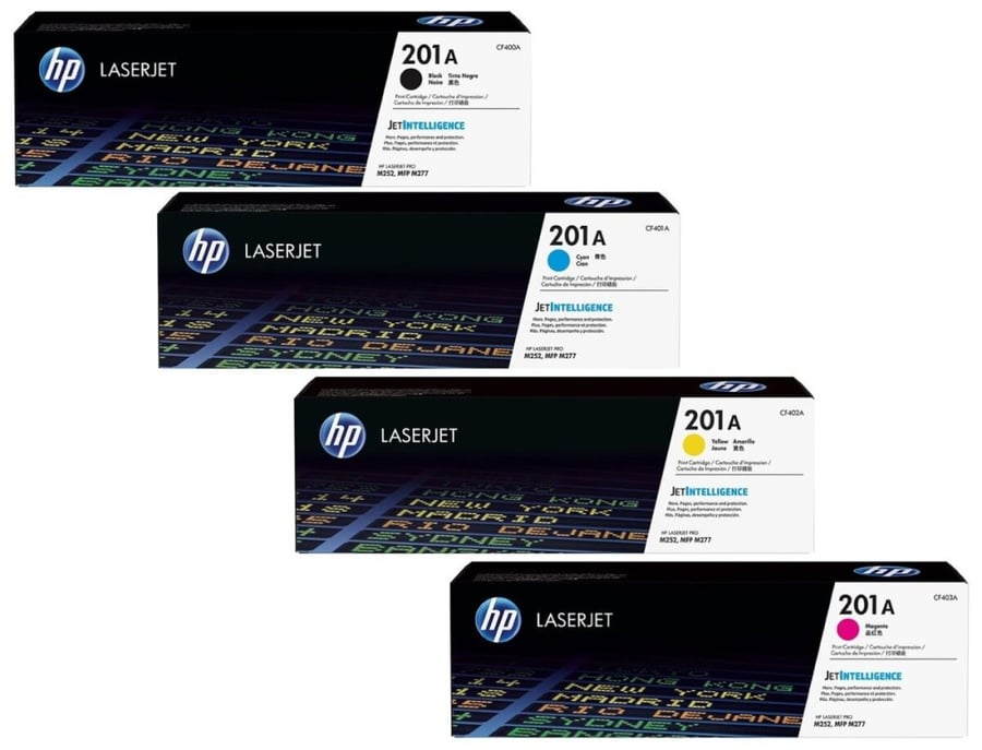 HP-201-A YELLOW TONER ORIGINEL