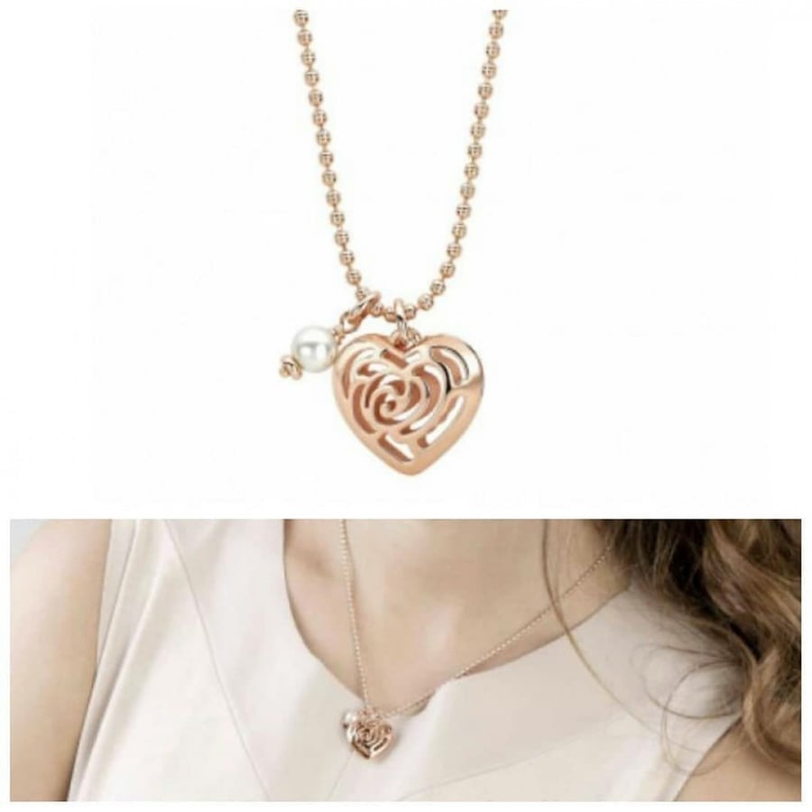 Gold-plated pearl necklace Nomination brand