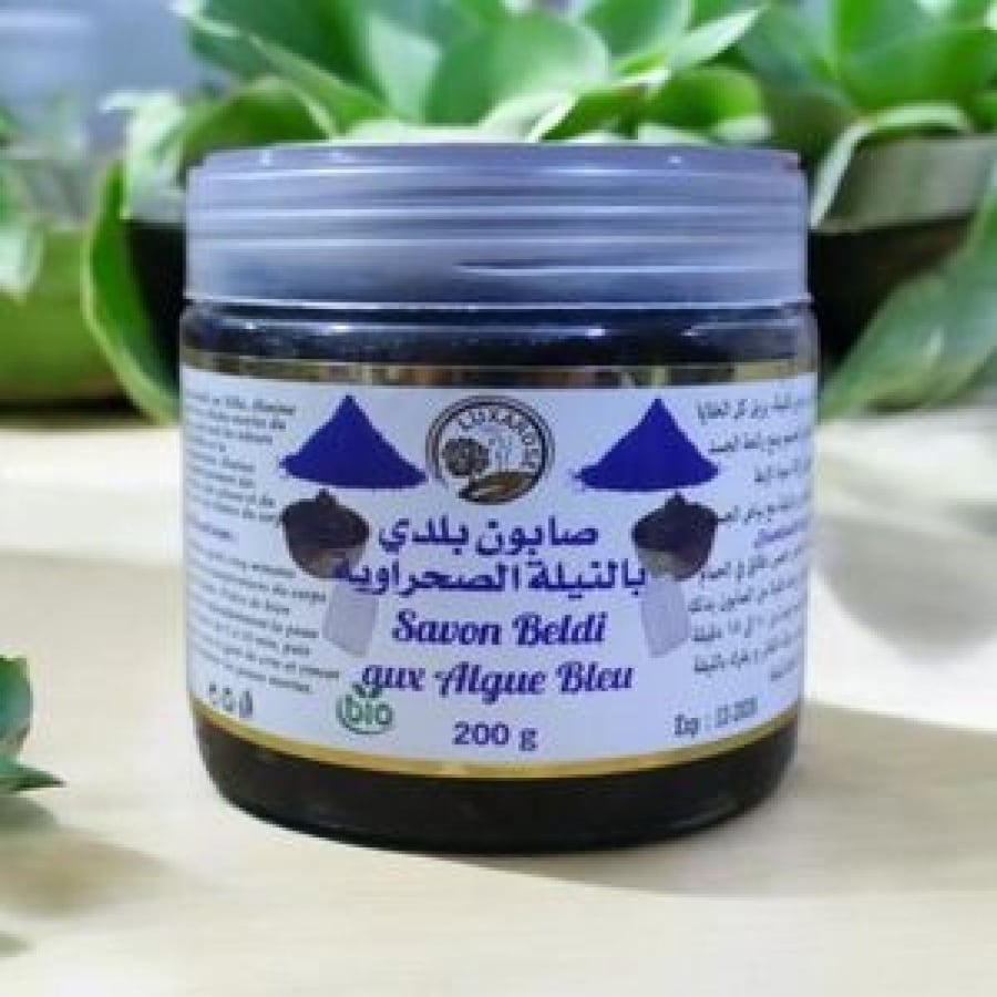صابون بلدي بالنيلة الصحراوية - لتعزيز جمال البشرة ونضارتها