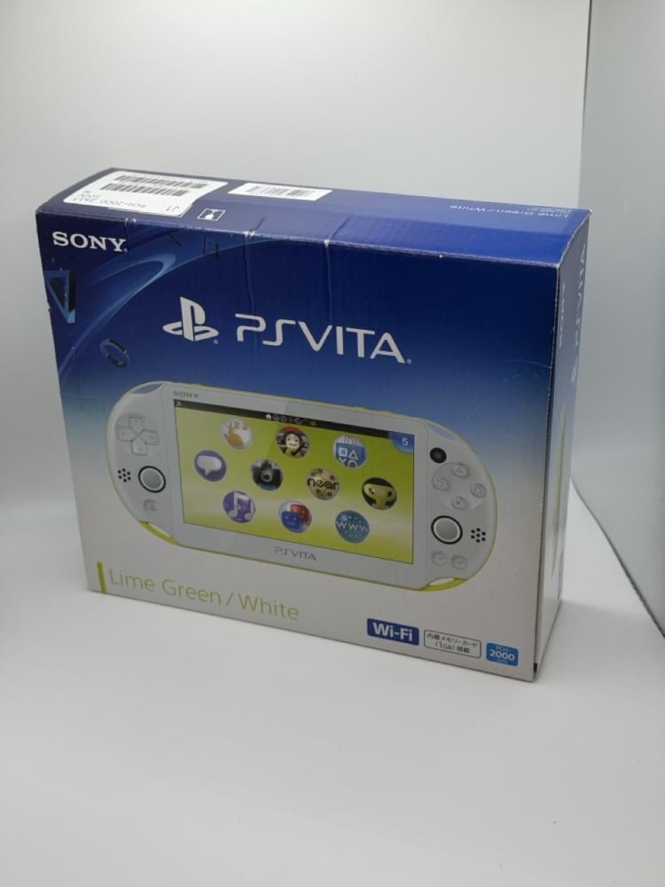 PS Vita Slim — Lime Green/White كامل في العلبة  (نسخة نادرة)