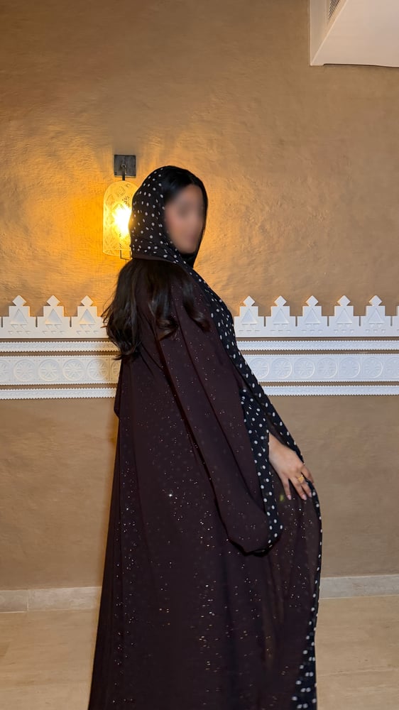 عباية دبل فيس لمعه ومنقط | POLKA5