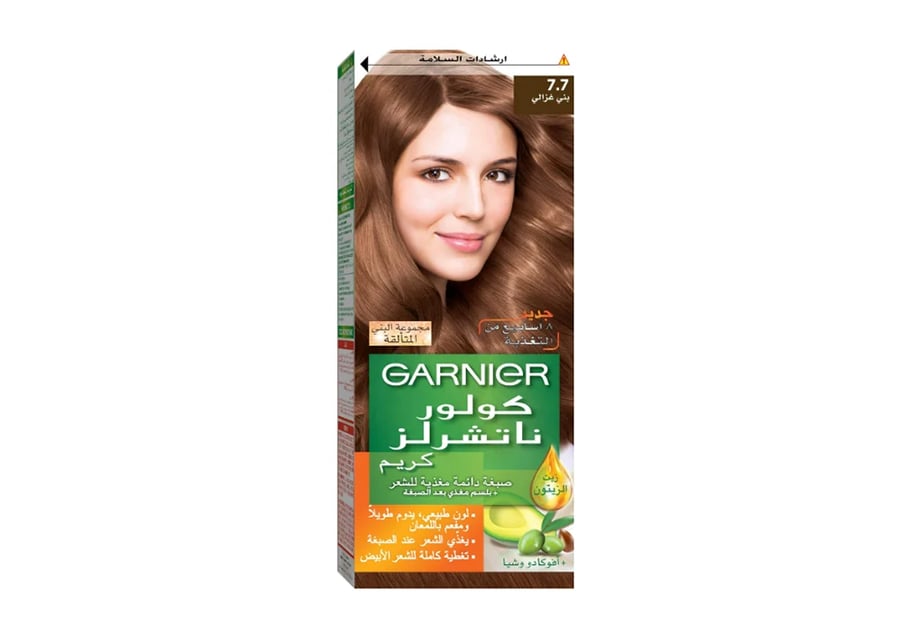 غارنييه صبغة شعر بني غزالي رقم 7.7