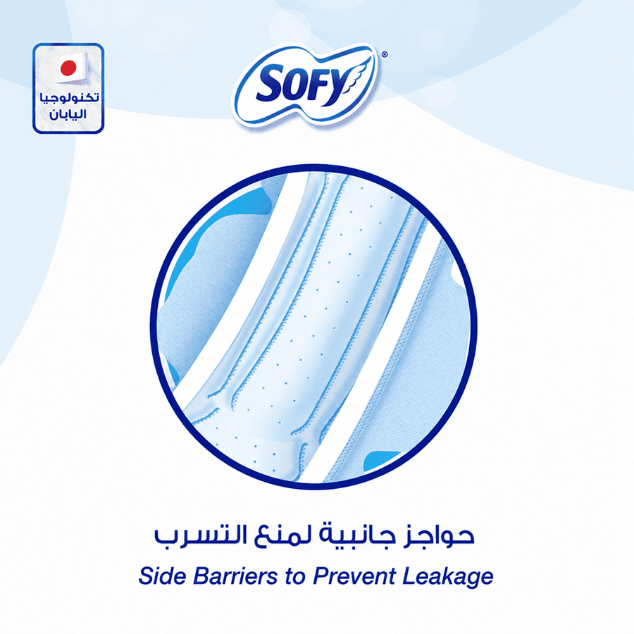 Sofy Sanitary Pads Comfort Night Long with Wings 18 Pads 52213N