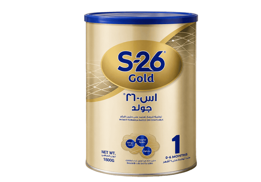 حليب اس 26 جولد رقم 1 عبوة 1800 جرام