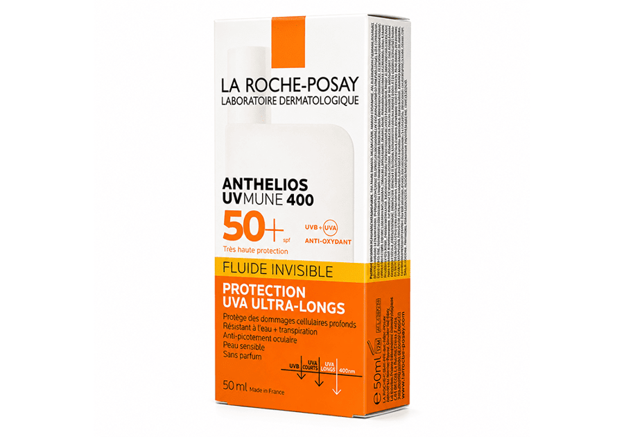 لاروش بوزيه انثيليوس يوفي ميون 400شفاف 50 SPF للبشرة الدهنية 50 مل
